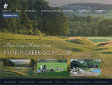 Tablet Screenshot of frenchcreekgolf.com
